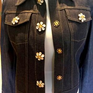 Michael Kors Collection denim jacket size 6